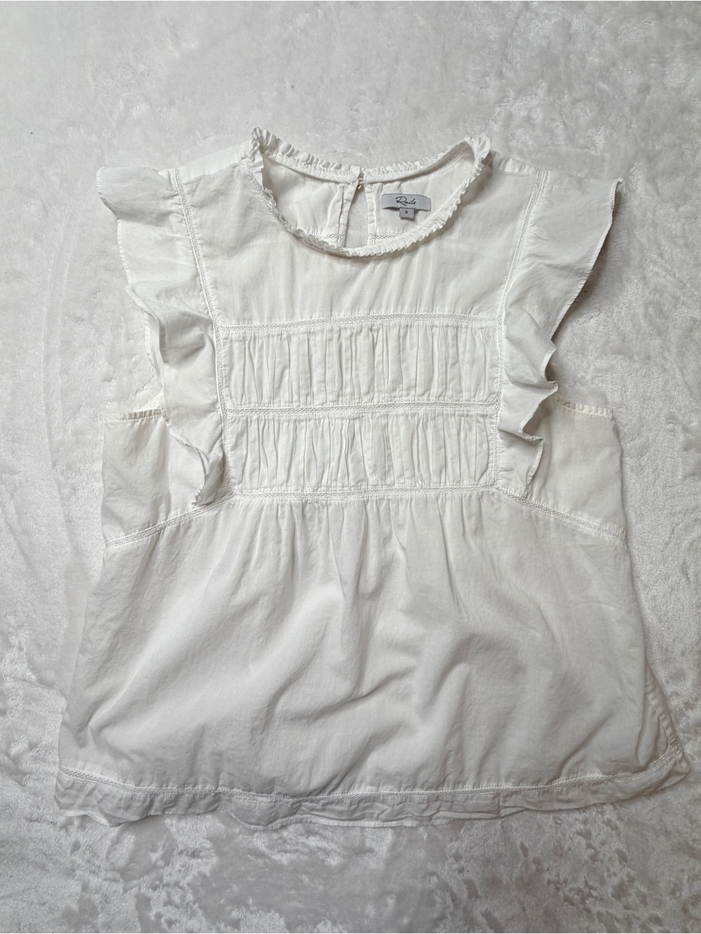 Rails Filomena Blouse with ruffle prairie, cottagecore boho chic - Picture 5 of 11